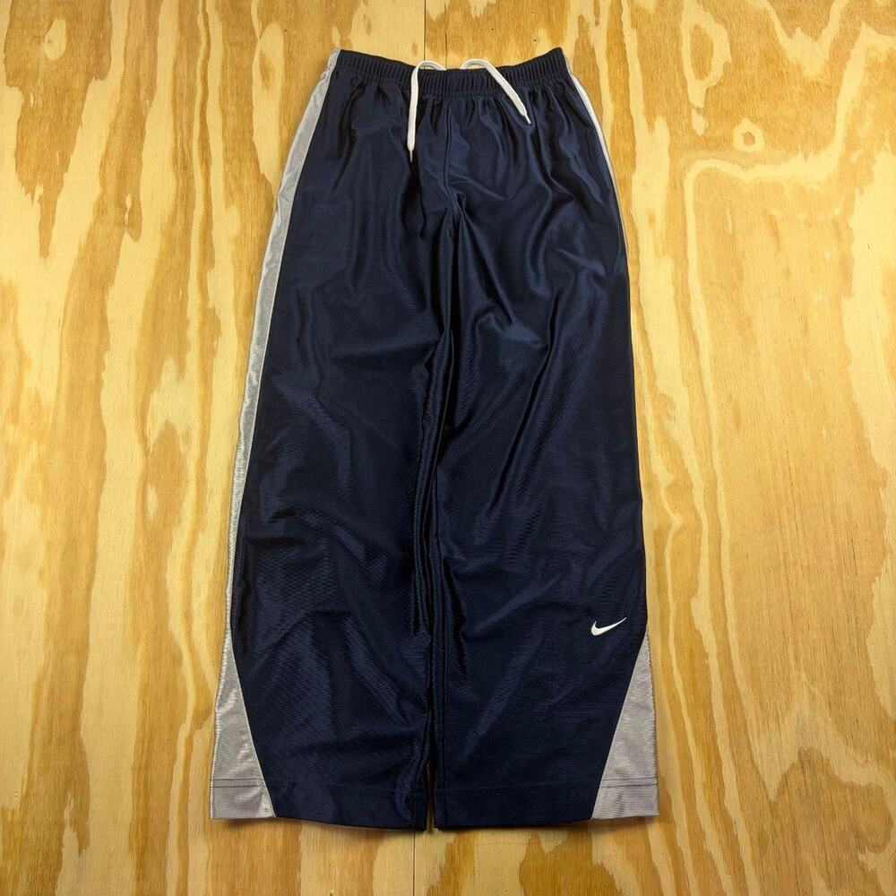 Kids Boys Vintage Nike Y2K Early 00s Wide Leg Baggy Track Pants – Size Small